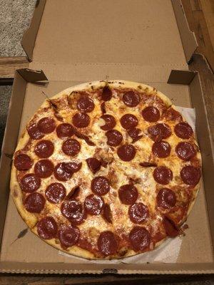 Pepperoni pizza