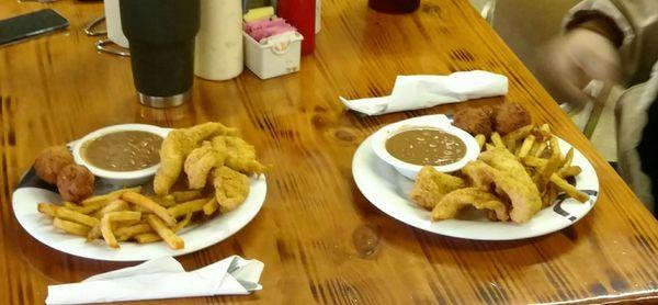 True American Catfish here at Mel's.Raised in America and cleaned and cooked at Mel's.Straight from the Mississippi River to Texas belly's!