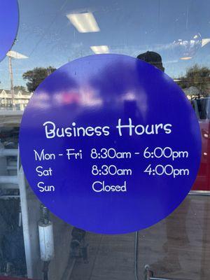 Business hours