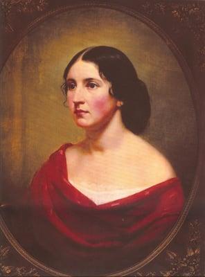 A portrait of Adeline Betts McCrea. Her grandparents William & Phebe built the Betts House.