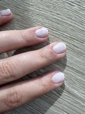 Gel manicure funny bunny