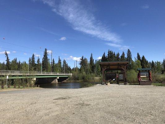 Boat launch at back of campground