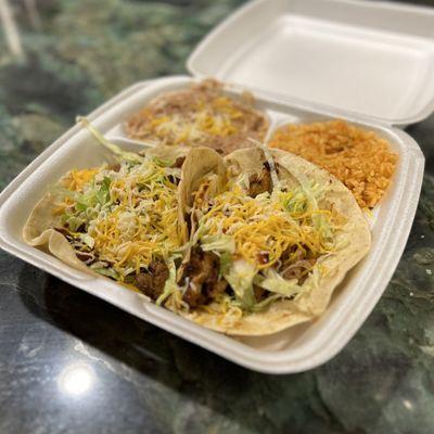 Mexican Taco Combo with Chicken