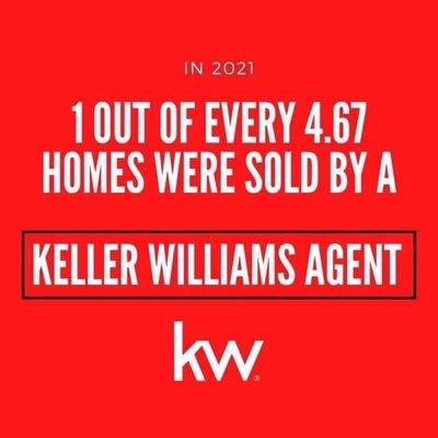 KW AGENTS SOLD 1 out of EVERY 4.67 HOMES 2021!