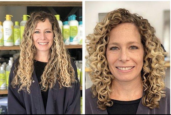 Devacurl cut & style! What an amazing difference!