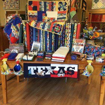 Over 9,000 bolts of fabrics and an incredible selection of wool and notions for all your quilting needs