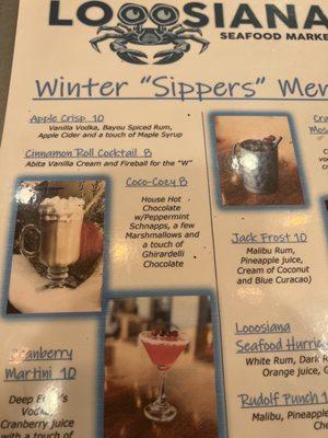 Seasonal drink specials