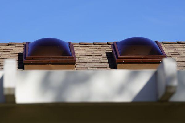 Two skylight domes replaced