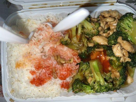 L9. Chicken Broccoli Lunch Special