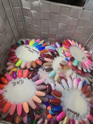 Gel selection lots to choose from