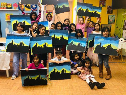 Harry Potter Painting Birthday Party