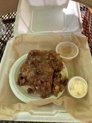 Maple pecan French toast