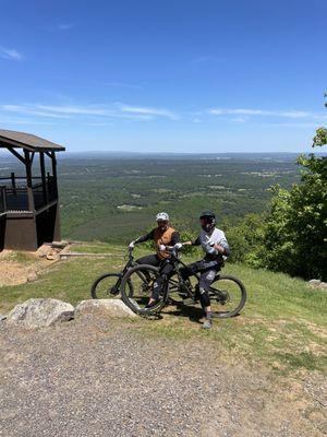 The view from one of the lookouts.