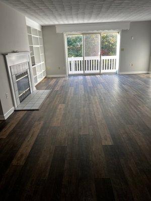 Luxury vinyl planks