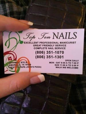 Great nail salon! Ask for Thai, he was great!