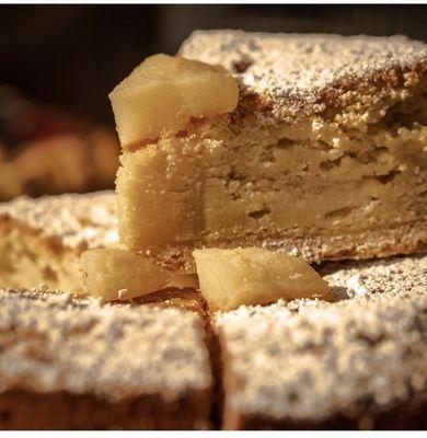 Pear Almond coffee cake is amazing