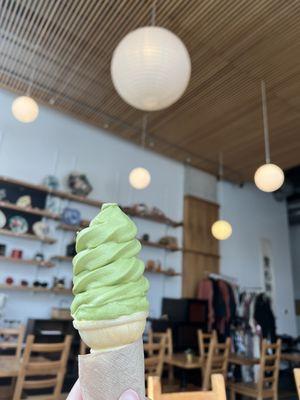 matcha soft serve