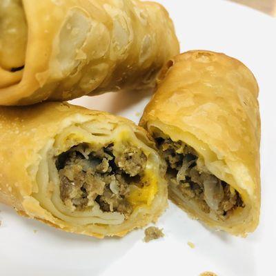 Steak&Cheese egg roll