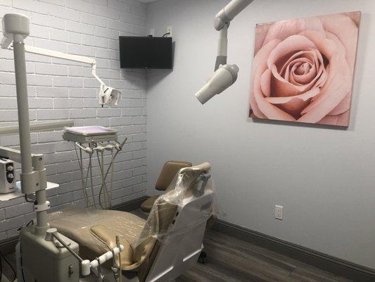 Newly renovated exam room