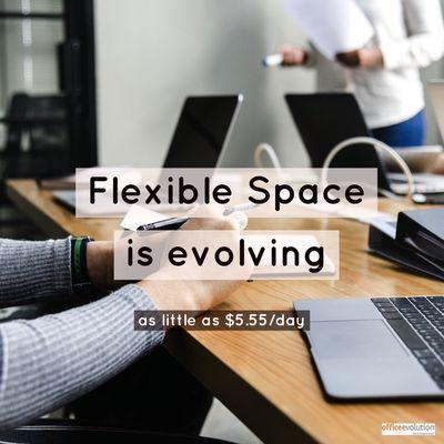 Truly flexible space for rent for your business