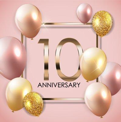 We are turning 10 years old and celebrating BIG!
 Join us on October 24th, 2019 from 5PM to 8PM. Music, Food and Amazing Giveaways: BOTOX