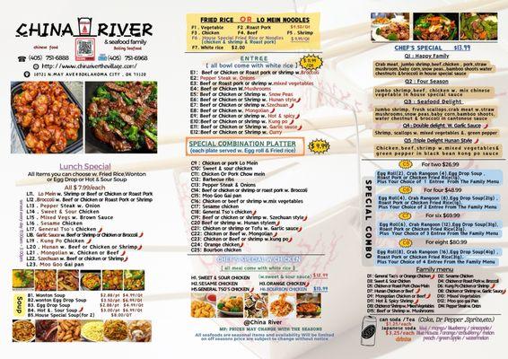 China river -Chinese food