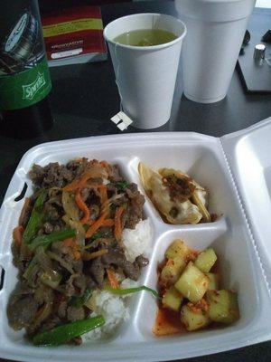 Beef bulgogi special