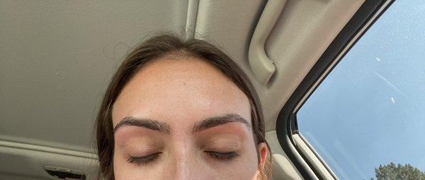 Eyebrow threading