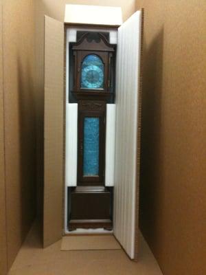 Packaging a Grandfather clock