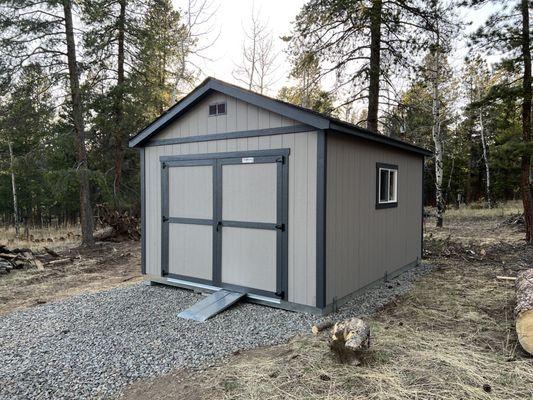 Finished shed