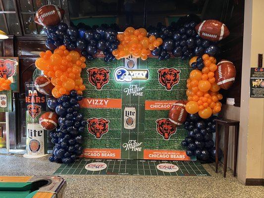 Bears photo wall.