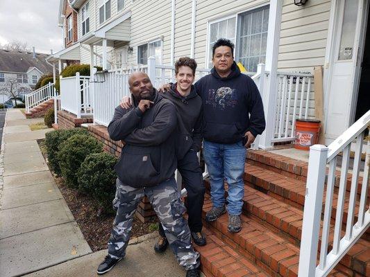 Corey, Zack and Jose after a job well done! Thanks so much guys!