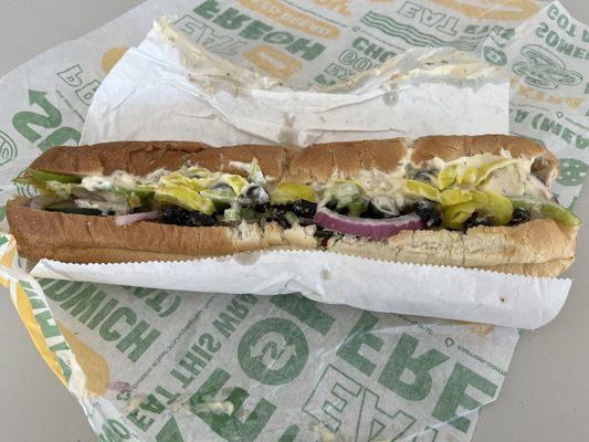 Subway- Footlong Classic Sandwich