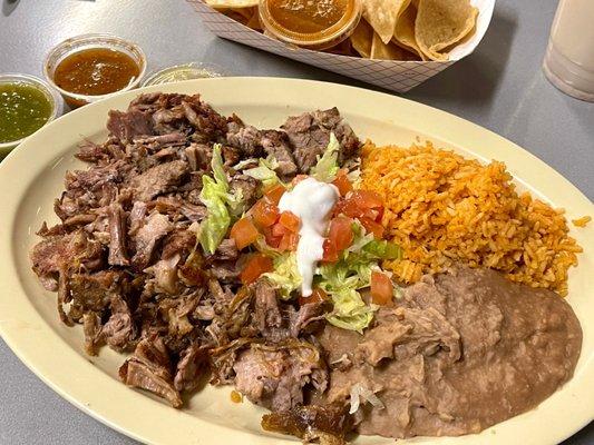 Carnitas plate - it was sooo good (02/23)