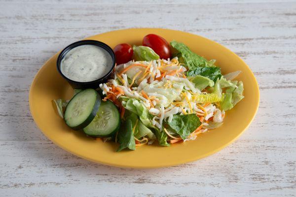 Fresh House Garden Salad with made from scratch dressing