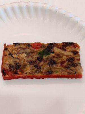 Fruit Cake Bar, $1 prior to tax