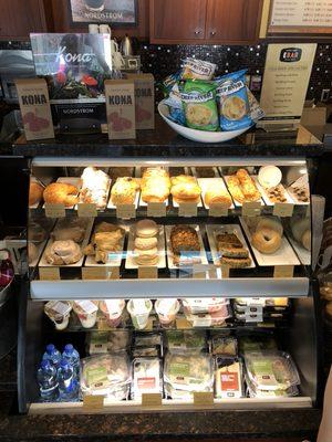 We offer house made salads and sandwiches, plenty of healthy snacks and some delicious treats.