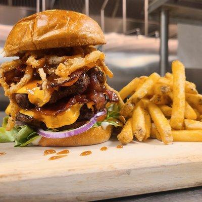 Whiskey BBQ Burger