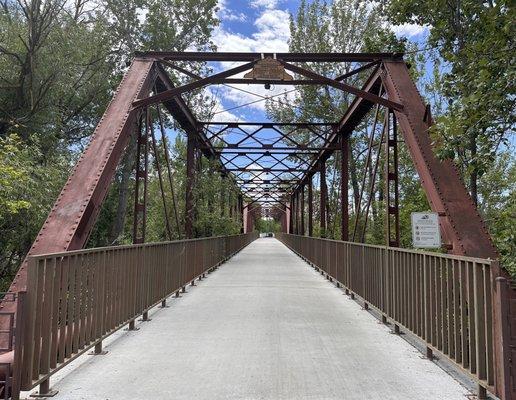 Pedestrian bridge near S. Ninth Street