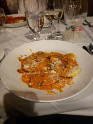 Lobster ravioli