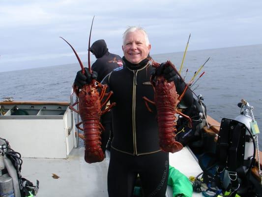 Lobster Diving with Pismo Beach Dive Shop