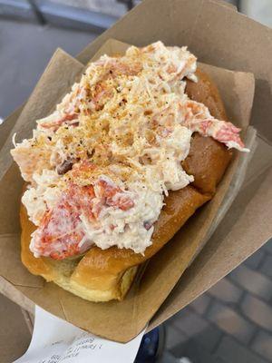 Traditional Maine Lobster roll.