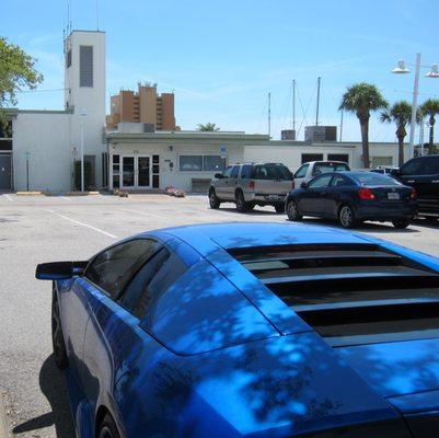 Lamborghini in the Treasure Island Police Dept parking lot.  These folks write a LOT of tickets!