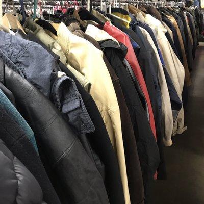 Massive winter coat selection