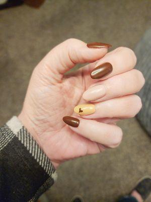 Autumn nails by vickey