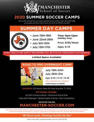 Summer 2020 Camps