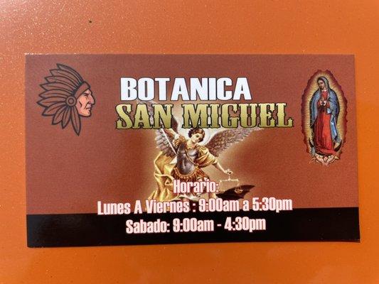 Botanica San Miguel