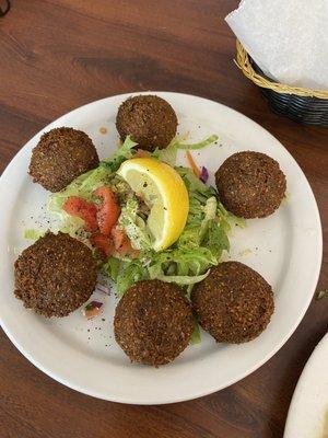 Falafel Appetizer is arranged beautifully and was fresh.