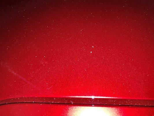 Chipping paint on hood of 1 year old car. 2020 Mazda Miata. Service manager rude and hung up on me