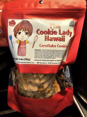 @The Cookie Lady Hawai'i 5/7/2024.Ty Hubby David 4picking up & buying us some Tasty kine Cookies!Let's try other flavor Cookies next time.5*